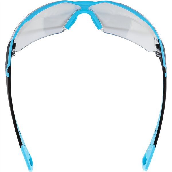 uvex occhiali con astine pheos cx2 nero/azzurro