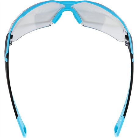 uvex occhiali con astine pheos cx2 nero/azzurro