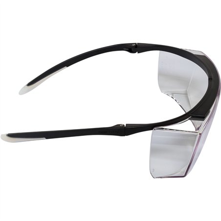 uvex occhiali a mascherina super f OTG nero/trasparente