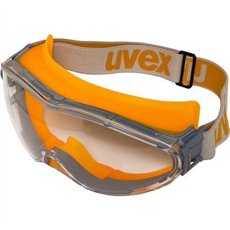uvex occhiali a mascherina ultrasonic grigio/arancio
