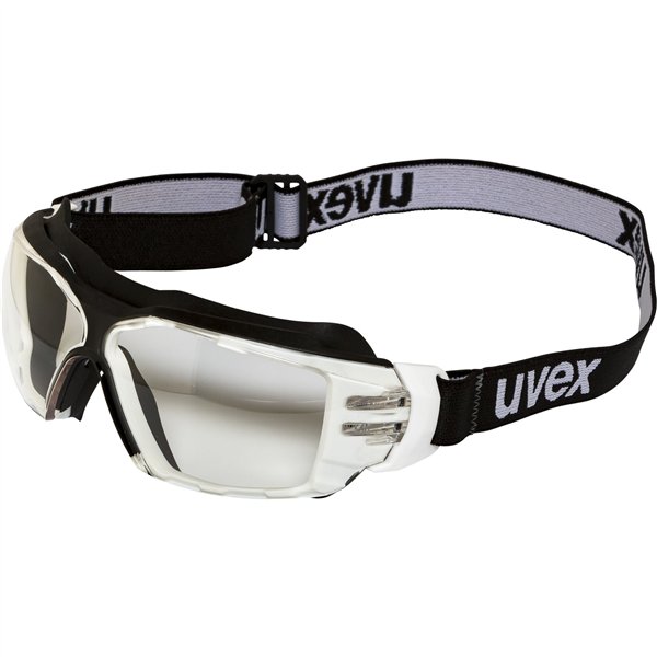 uvex occhiali a mascherina pheos cx2 sonic bianco/nero