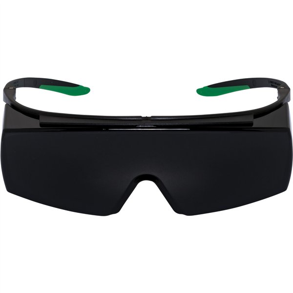 uvex occhiali protettivi per la saldatura super f OTG nero/verde