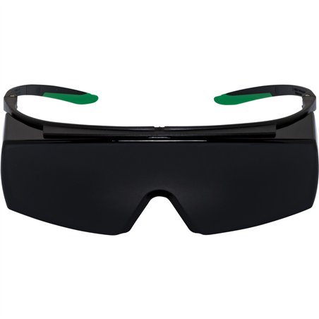 uvex occhiali protettivi per la saldatura super f OTG nero/verde