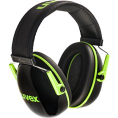 uvex dispositivi di protezione dell'udito K1 nero/verde