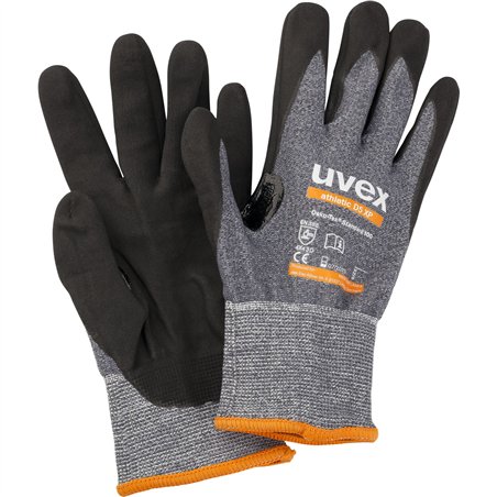 uvex guanti protettivi antitaglio athletic D5 XP, t. 8