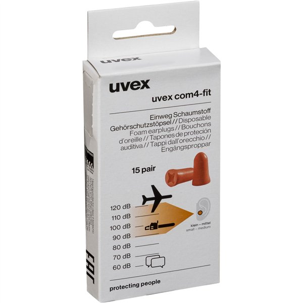 uvex com4-fI Minibox, 15 paia, RETAIL