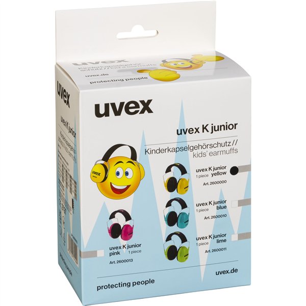 uvex cuffie antirumore K Junior giallo