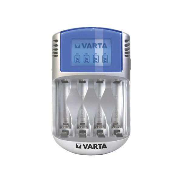 Varta LCD caricabatteria 12V USB incl. 4 batt. 2500 mAh Mignon AA