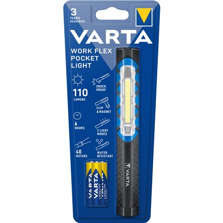 Varta Work Flex Pocket Light incl. 3 x AAA batterie