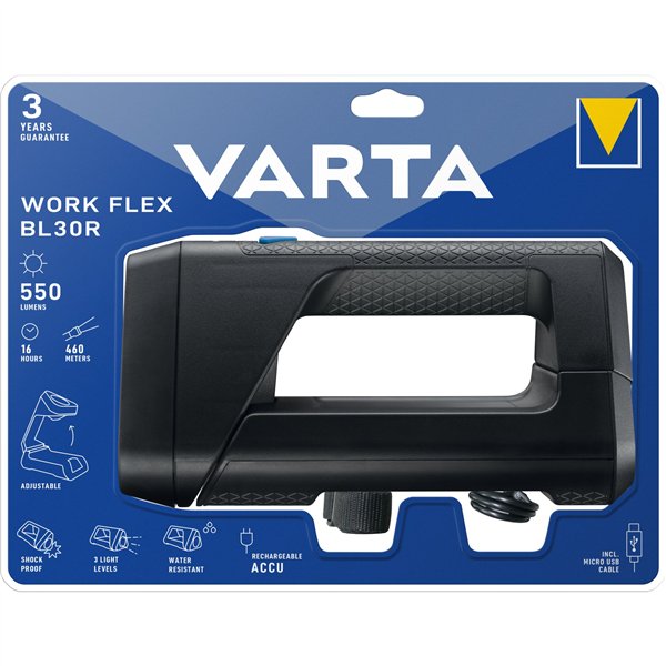 Varta Work Flex BL30R Light lampada portatile flessib.