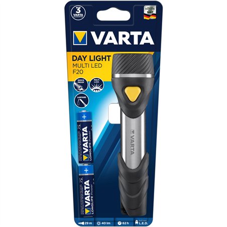 Varta Day Light Multi LED F20 torcia con 9 x 5mm LEDs