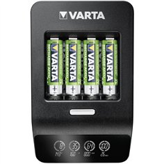 Varta LCD Ultra Fast Charger+ incl. 4 Akkus 2100 mAh AA + 12V