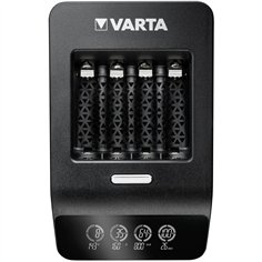 Varta LCD Ultra Fast Charger+ incl. 4 Akkus 2100 mAh AA + 12V 2