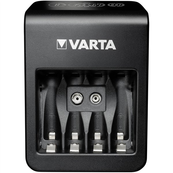 Varta LCD Pug Charger+ incl. 4 batteria 2100 mAh AA