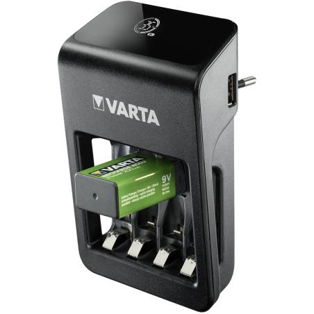 Varta LCD Pug Charger+ incl. 4 batteria 2100 mAh AA
