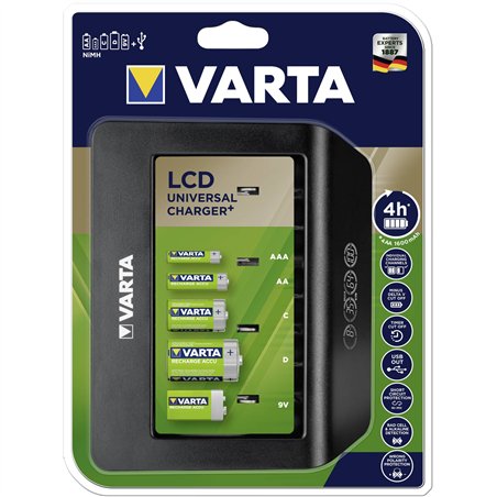 Varta LCD Universal Charger+ caricatore senza batteria