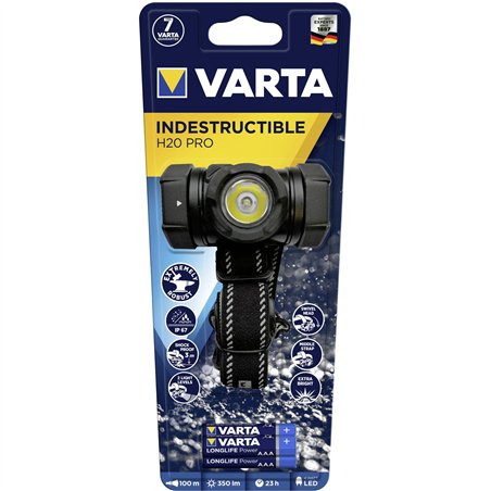 Varta Indestructible H20 Pro 4 Watt LED, 350 Lumen