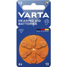 1x6 Varta Hearing Aid Batter. 13 batt. app. acustici 24606101416