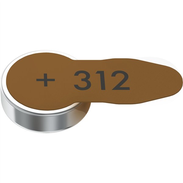 1x6 Varta Hearing Aid Batter.312 batt. app. acustici 24607101416