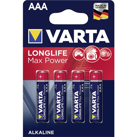 10x4 Varta Max Tech Micro AAA LR 03 VPE inner box