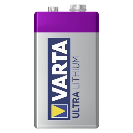 10x1 Varta Lithium 9V-Block 6 LR 61 VPE inner box