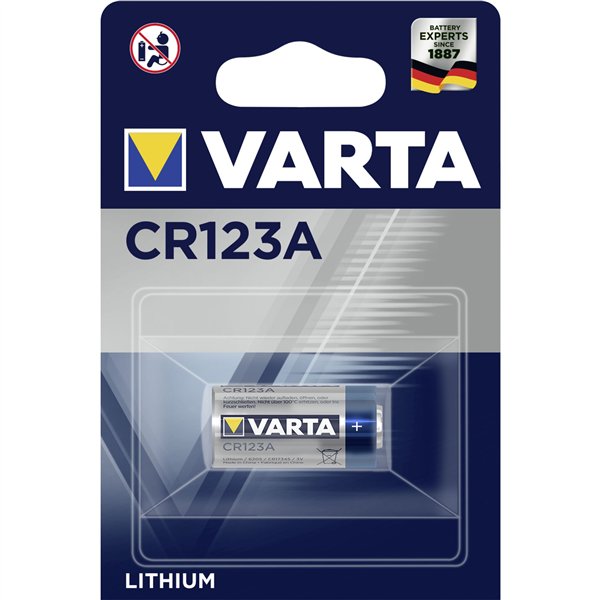 100x1 Varta Professional CR 123 A        PU Master box