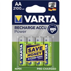100x4 Varta ricaricab. batt. NiMh 2100 mAh Mignon VPE