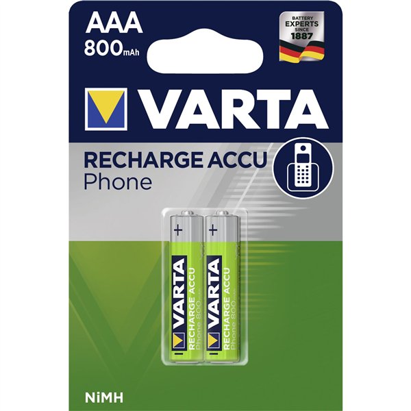 50x2 Varta batterie Professional NiMh 800 mAh Micro VPE Masterk.