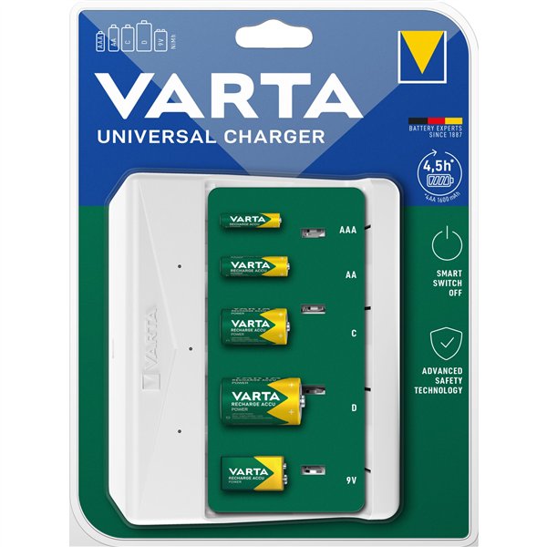 Varta Universal caricabatt. 57658 101 401