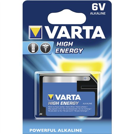 10x1 Varta High Energy Flat Pack 4 LR 61          PU box