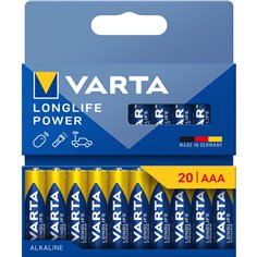 1x20 Varta Longlife Power Micro AAA LR 03            04903121720