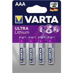 10x4 Varta Ultra Lithium Micro AAA LR 03