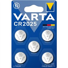 1x5 Varta electronic CR 2025 batteria bott.lit. 06025 101 415