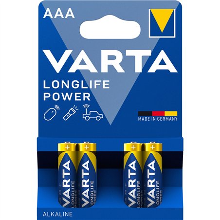 1x4 Varta High Energy Micro AAA LR 03