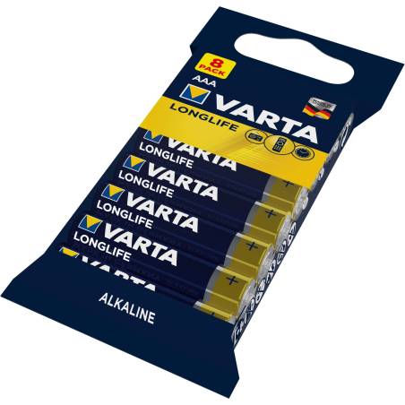 1x8 Varta Longlife AAA LR 3 8 pz.