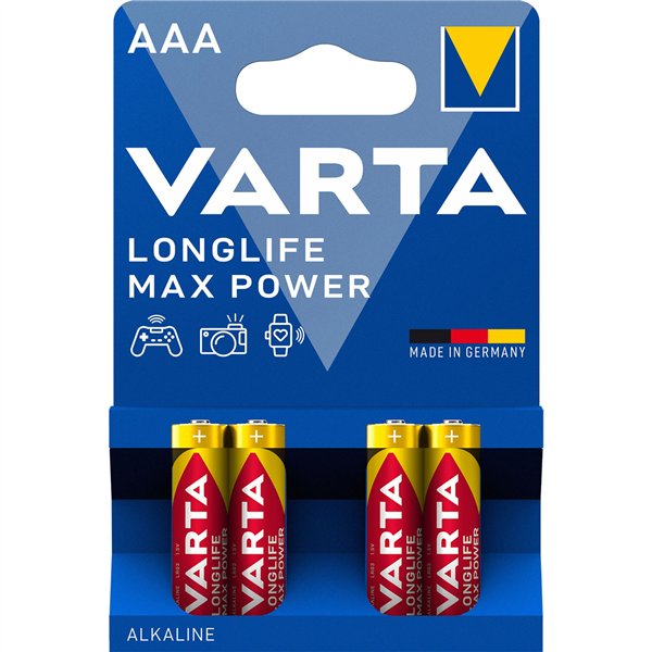 1x4 Varta Max Tech Micro AAA LR 03