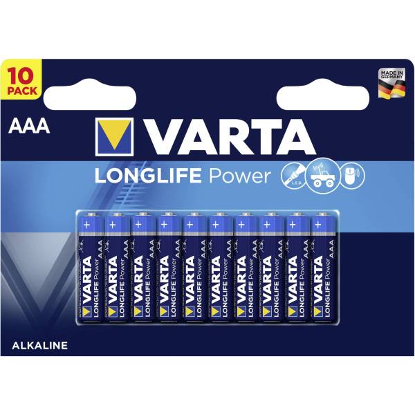 1x10 Varta High Energy Micro AAA LR 03