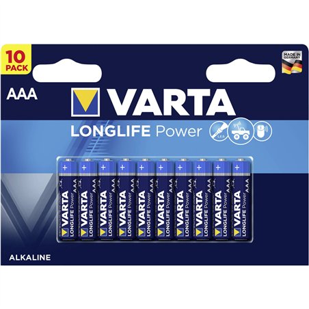 1x10 Varta High Energy Micro AAA LR 03