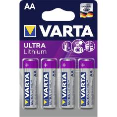 1x4 Varta Lithium Mignon AA LR 6