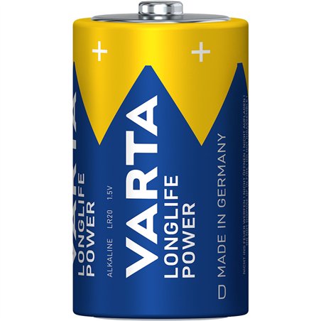 1x2 Varta Longlife Power Mono D LR 20