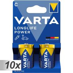 10x2 Varta High Energy Baby C LR 14            PU Inner box