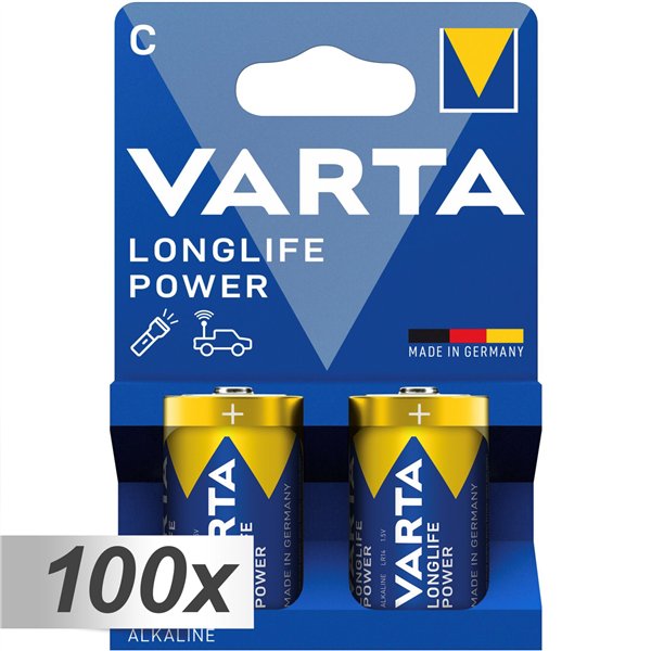 100x2 Varta High Energy Baby C LR 14           PU Master box