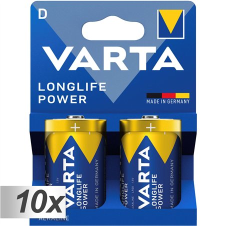 6x2 Varta Longlife Power Mono D LR 20            VPE Innenkarton