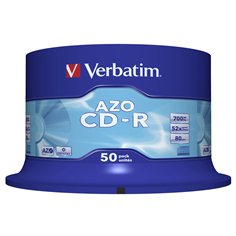 1x50 Verbatim Data Life Plus CD-R 80, 52x Speed, Spindel 2