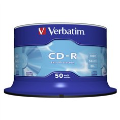 1x50 Verbatim Data Life CD-R 80 52x Speed, ExtraProtection 2