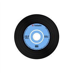 1x10 Verbatim CD-R 80 / 700MB 52x Speed, Vinyl Surface, Slim 2