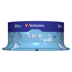 1x25 Verbatim CD-R 80 / 700MB 52x Speed Extra Protection 2