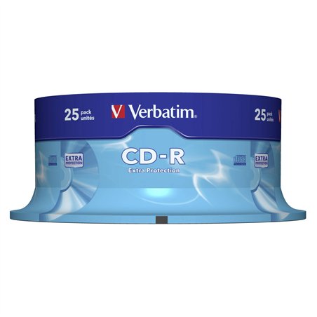 1x25 Verbatim CD-R 80 / 700MB 52x Speed Extra Protection