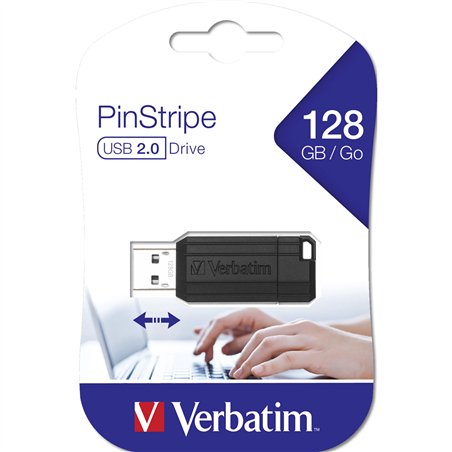 Verbatim Store n Go        128GB Pinstripe USB 2.0 nero     49071