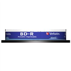 1x10 Verbatim BD-R Blu-Ray 25GB 6x Speed DL Wide Printable CB 2